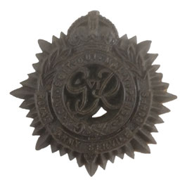 British Army - Royal Army Service Cap Cap Badge (Economy Issue)