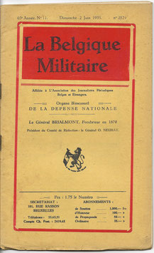 La Belgique Militaire N°11 - 1935