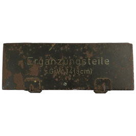 Wehrmacht - metalen kistje 'Ergänzungsteile s.Gr.W. 34 (8cm)