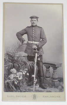 CDV German Soldier - Karlsruhe
