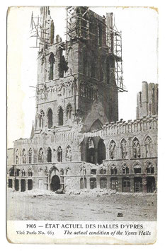 Etat acutel des halles d'Ypres - The actual condition of the Ypres Halls