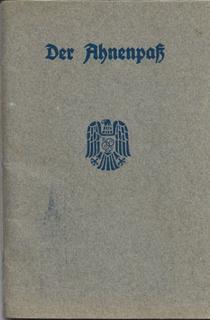 Deutsches Reich - Ahnenpass