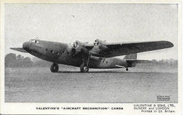 Aircraft Recognition Card - The Armstrong-Whitworth Ensign II