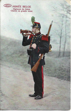 Armée Belge - Régiment du Génie - Clairon en grande tenue