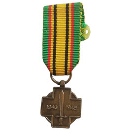 Belgische Medaille van de Militaire Strijder 1940-1945 - miniatuur