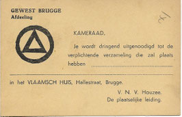 VNV Gewest Brugge - uitnodiging Vlaams Huis