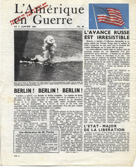 L'Amerique en Guerre - N°83 - 1944