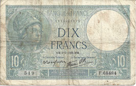 Frankrijk - Dix Francs - 1939