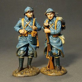 Battle of Amiens - 123e Regiment of Infantry, 2 PCDF standing