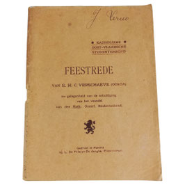Katholieke Oost-Vlaamsche Studentenbond - Feestrede - C. Verschaeve