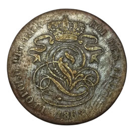 België - Leopold I - 2 centimes - 1863