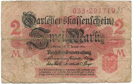 Duitsland - Darlehenskassenschein - Zwei Mark - 1914