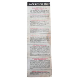 Geallieerd pamflet 'Nach Hitlers Sturz'