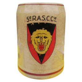 Belgisch leger - 5e RASCCie - drinkbeker