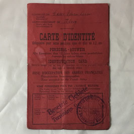 Identification Card - 1919