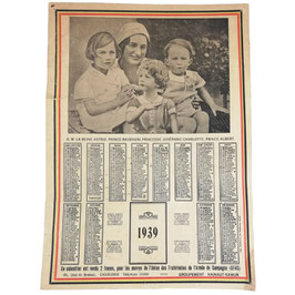 Belgische kalender - 1939