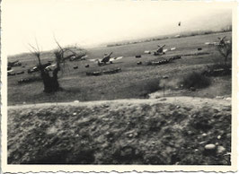 Luftwaffe - geparkeerde ME109's