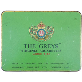 The 'Greys' Virginia Cigarettes - blikken doos