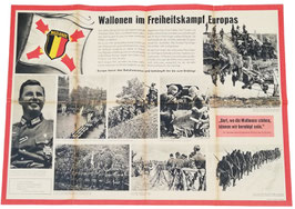 Affiche 'Wallonen im Freitheitskampf Europas'