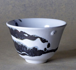 Chawan "Snow contrasts" n°1