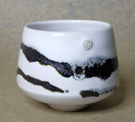 Chawan "Snow contrasts" n°4