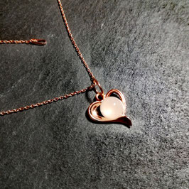 Muttermilchanhänger "Love" rosegold