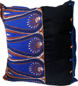 Kussen dessin blauw Bertha Bake