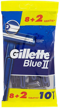 Confezione 10 rasoi usa e getta Blue II Gillette