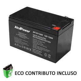 Batteria ricaricabile al piombo 12V  12Ah