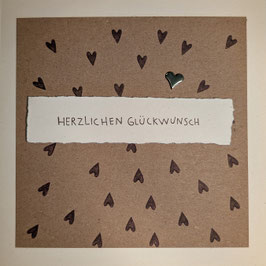Karte "Herzlichen Glückwunsch" (Nr. 29)