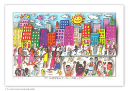 James Rizzi - It happens in Harlem