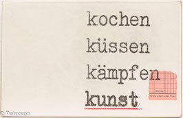 Jan M. Petersen - kochen, küssen, kämpfen, kunst