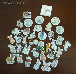 Cajita de stickers variadas
