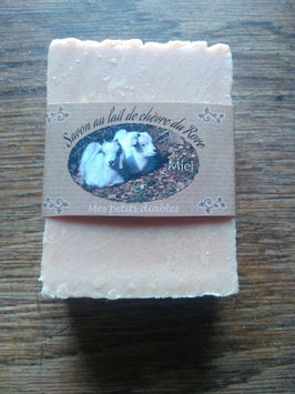 Savon au lait de chèvre miel