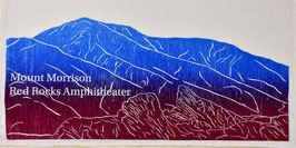 Mount Morrison + Red Rocks kitchen towel