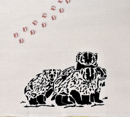 American Badger kitchen towel