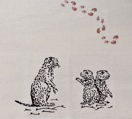 Prairie Dog kitchen towel