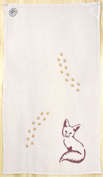 red fox kitchen towel