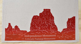 Independence Monument kitchen towel