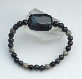Armband Rechteck-Top mit Achat
