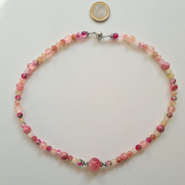 Kette aus persischer Jade und Achat
