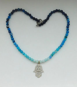 Kette Peace mit Strasshand