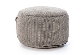 Dotty Pouf rund 70 cm Cloud - grey