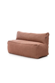 Dotty Love seat Cloud - terracotta