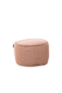 Dotty Pouf rund 50 cm Cloud  - terracotta