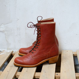 HOBO Lizzy gnu cognac- Rahmengenäht- Größe 39