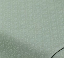 Blumenornamente salbeigrün