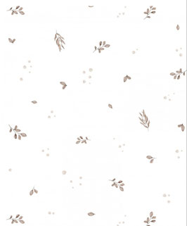 Kleine Blätter taupe