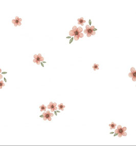 Kleine Blumen peach