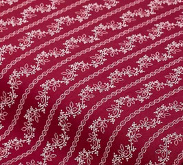 Blumenborte rot